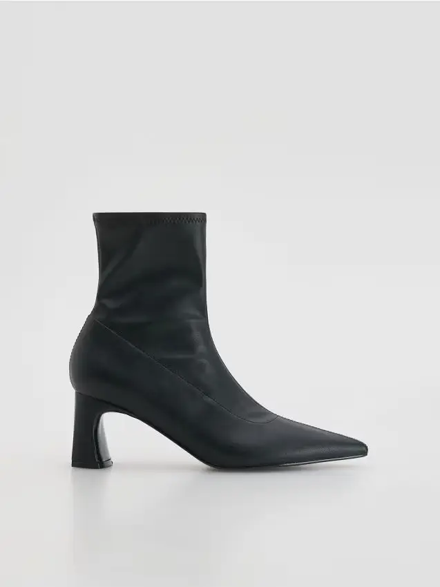 Stivali con tacco alto - nero