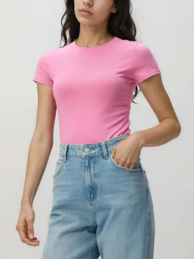 T-shirt basic - rosa
