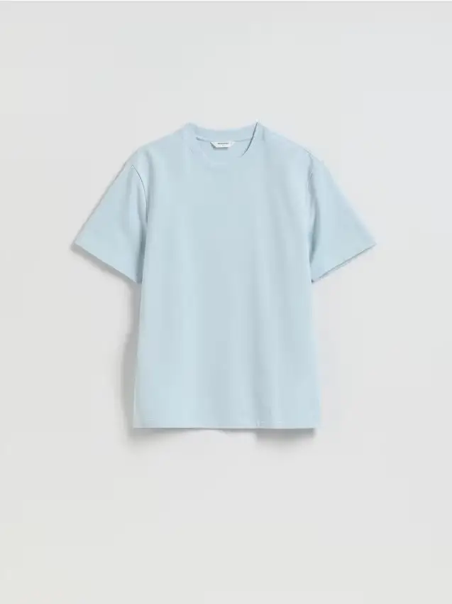 T-shirt comfort con stampa sul retro - blu pallido