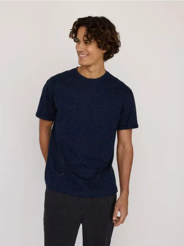 T-shirt comfort fit - blu scuro