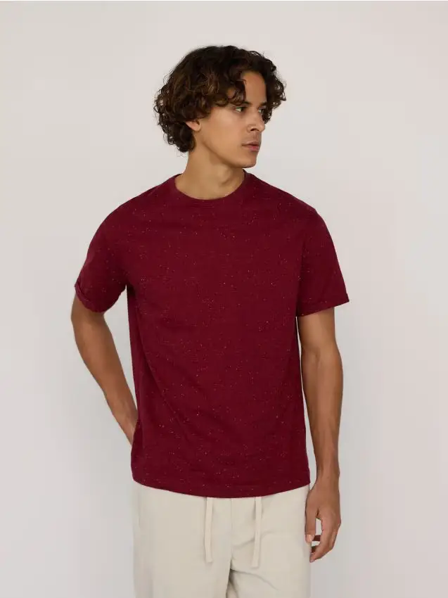 T-shirt comfort fit - marrone