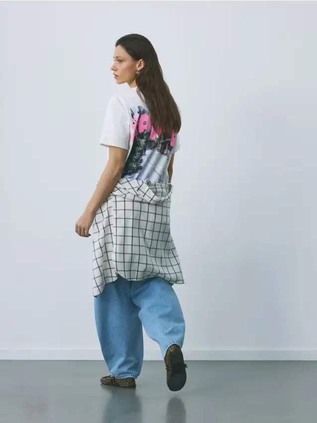 T-shirt con stampa - bianco