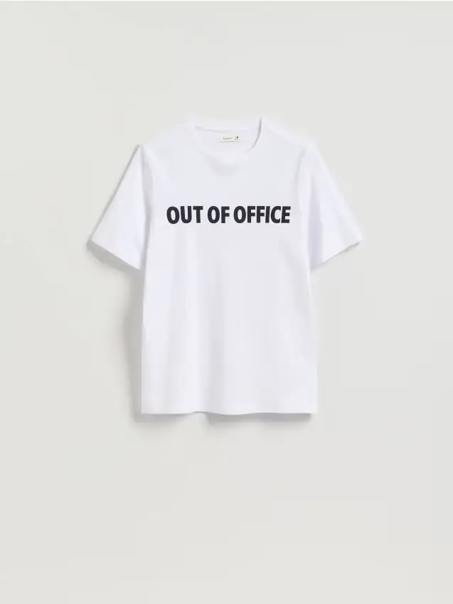 T-shirt con stampa - bianco