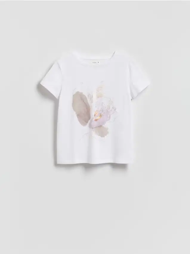 T-shirt con stampa - bianco
