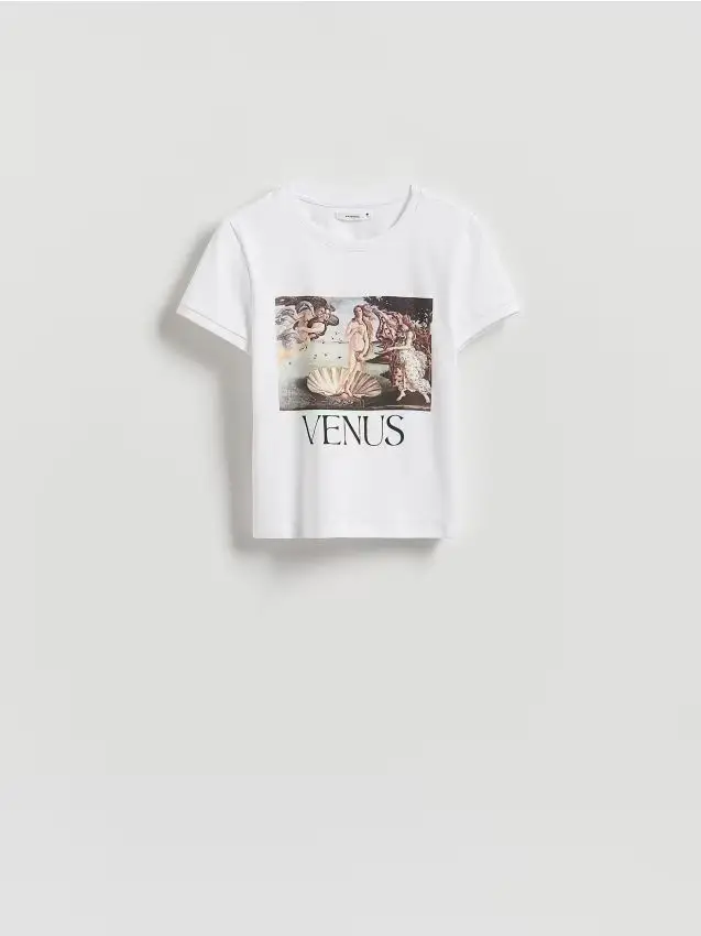 T-shirt con stampa - bianco