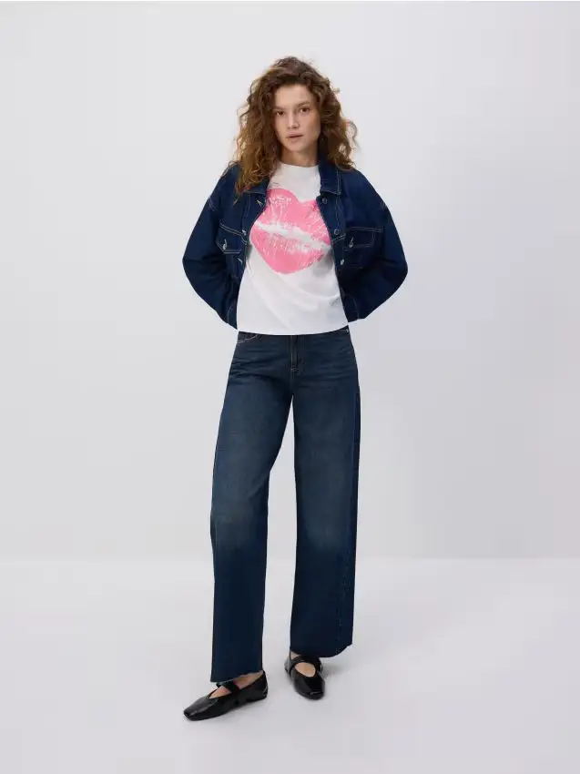 T-shirt con stampa - bianco