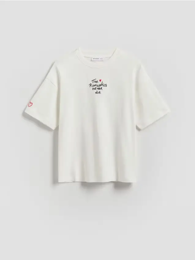 T-shirt con stampa sul retro - multicolore