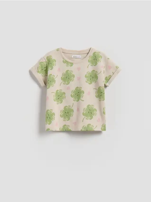 Reserved T-shirt fantasia - beige