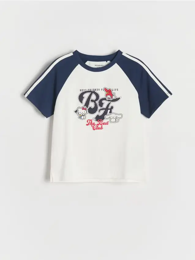 T-shirt Hello Kitty - blu scuro