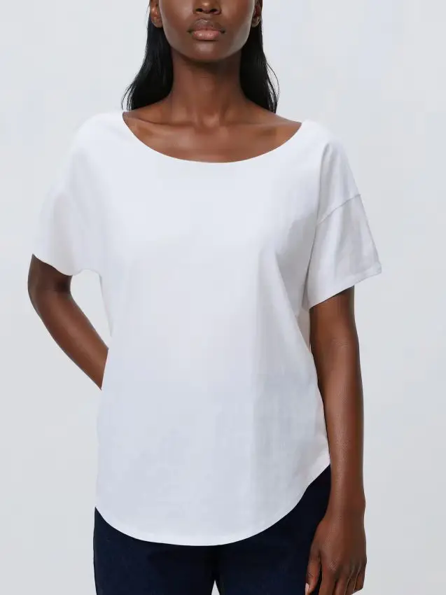 T-shirt in cotone - bianco