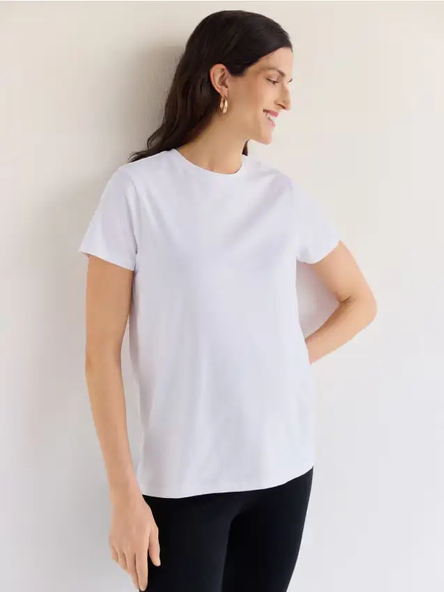 T-shirt in cotone - bianco