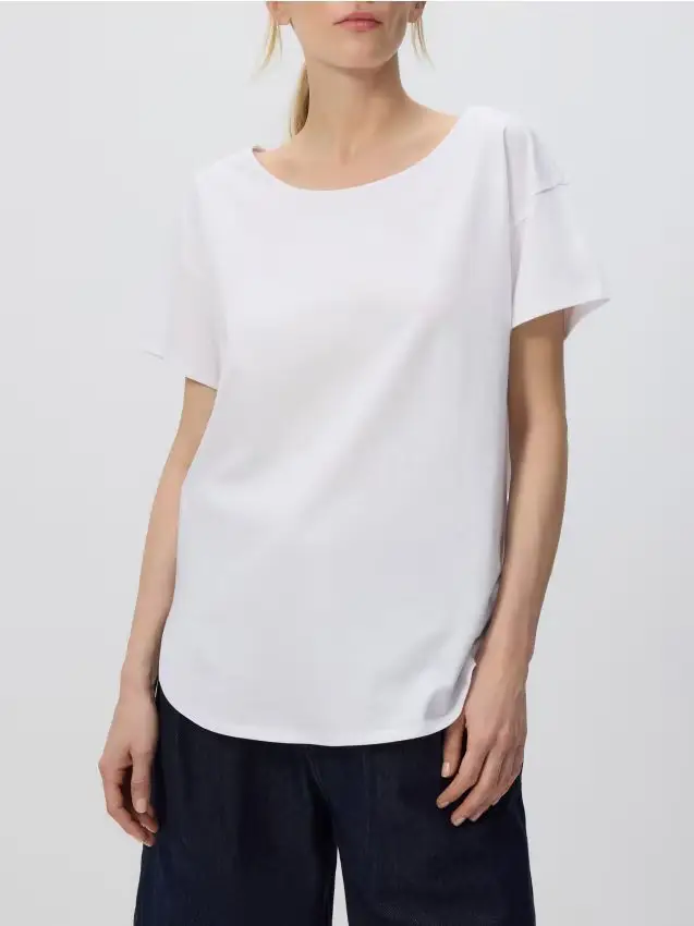 T-shirt in cotone - bianco