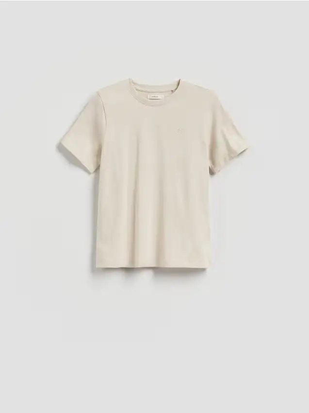 T-shirt in cotone con ricamo - altro