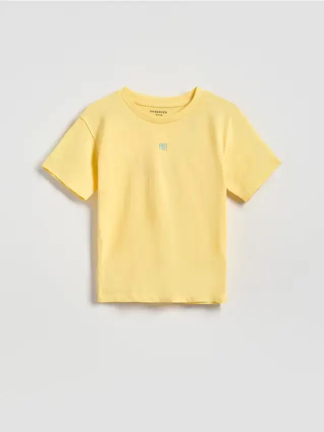 T-shirt in cotone - giallo