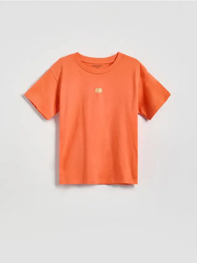 T-shirt in cotone - rosso