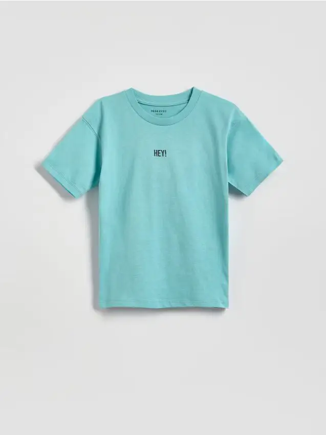 T-shirt in cotone - verde menta