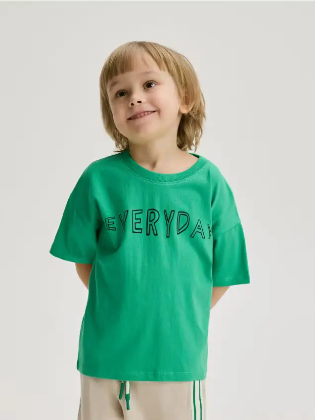 T-shirt in cotone - verde