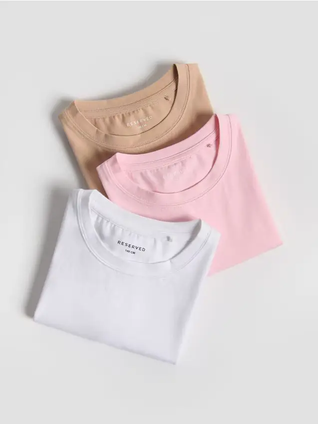 T-shirt loose fit 3 pezzi - multicolore