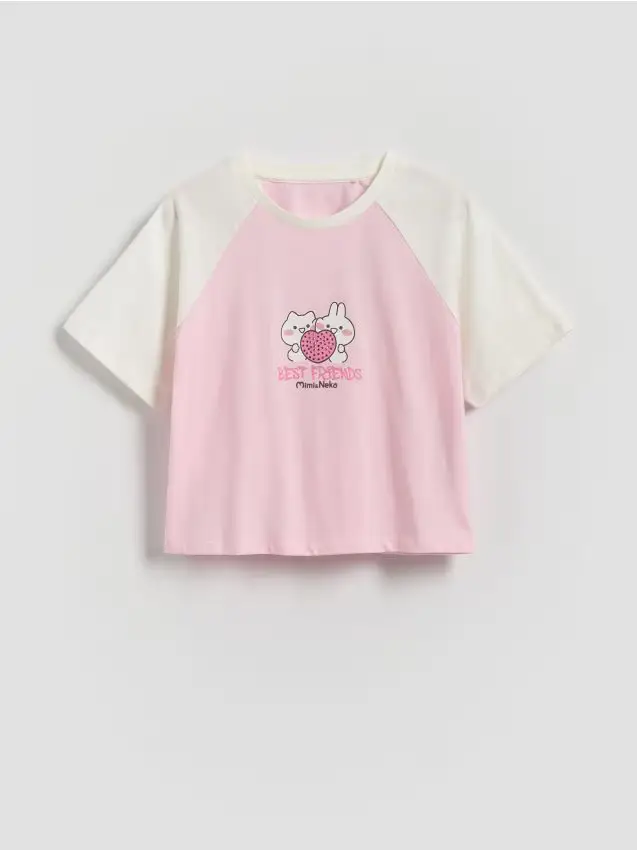 T-shirt Mimi & Neko - multicolore
