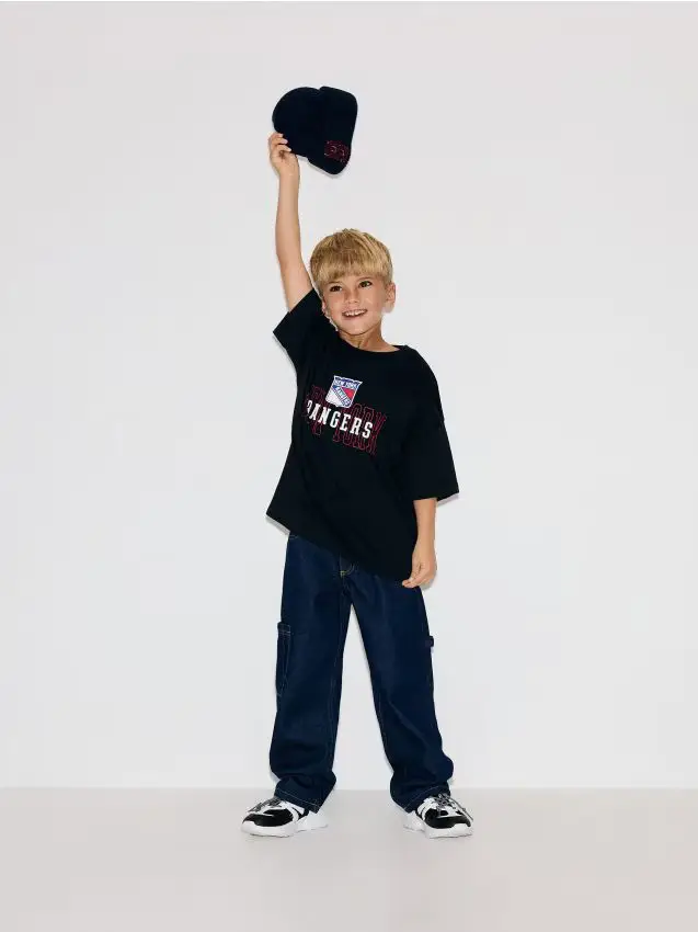 T-shirt NHL Rangers - nero