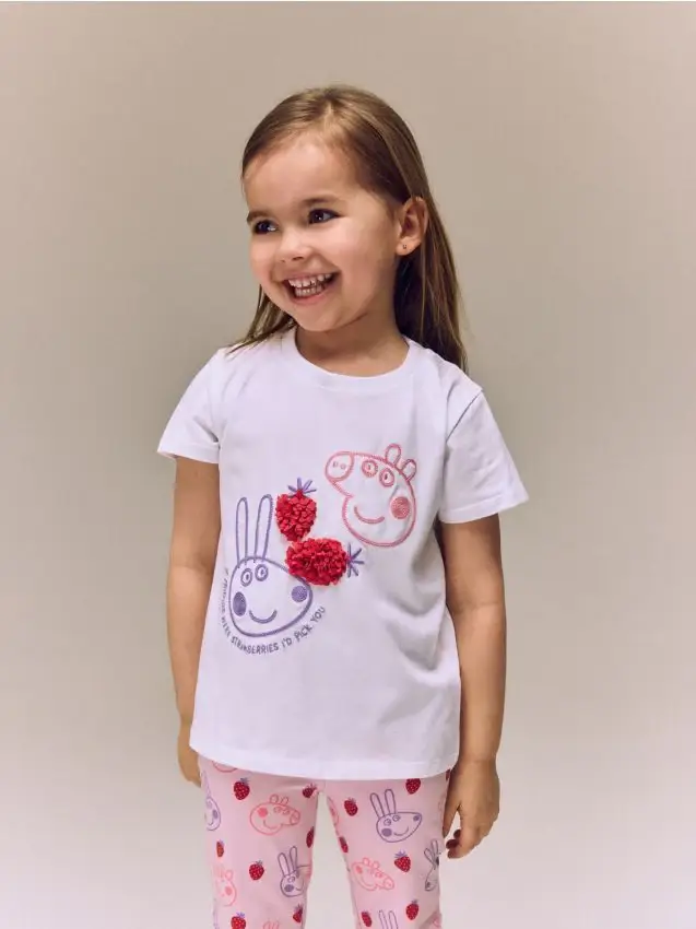 Reserved T-shirt Peppa Pig - bianco