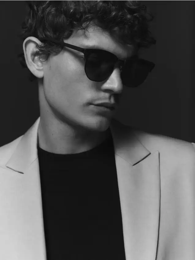 T-shirt regular fit in cotone - nero