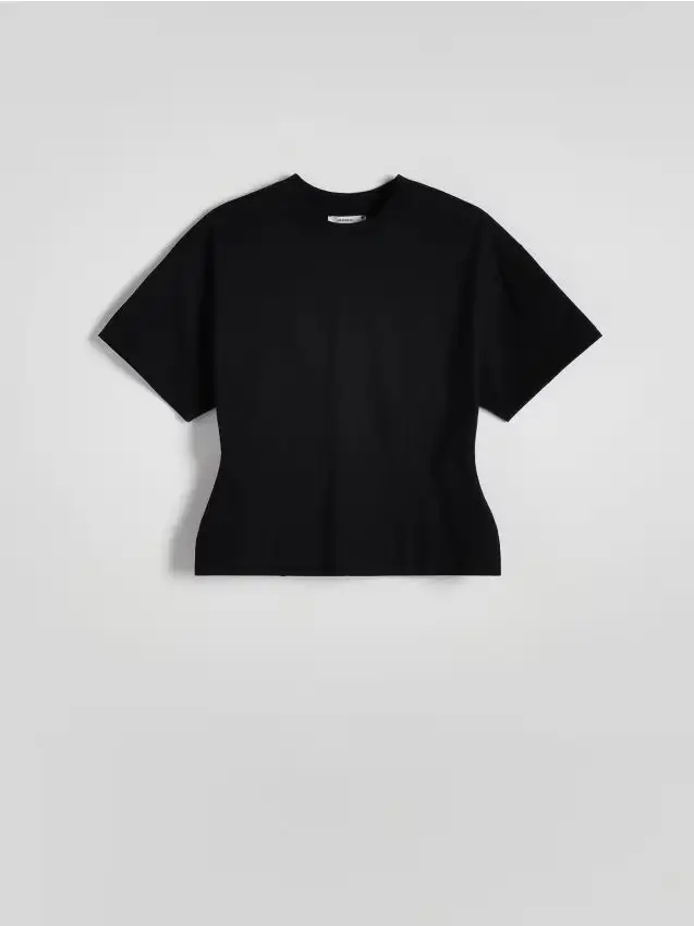T-shirt slim-fit - nero