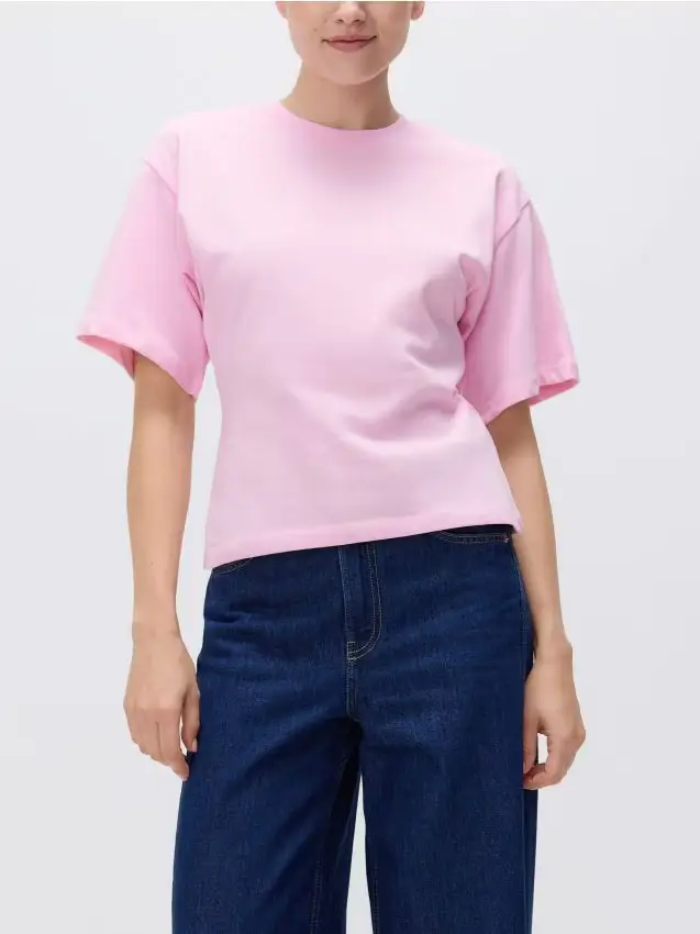T-shirt slim-fit - rosa