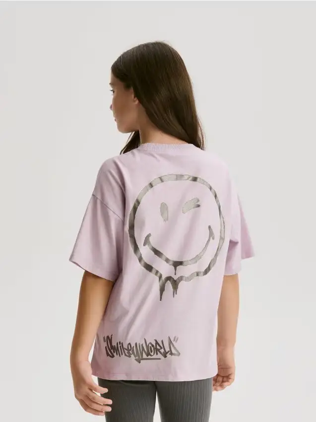 T-shirt SmileyWorld® - lavanda
