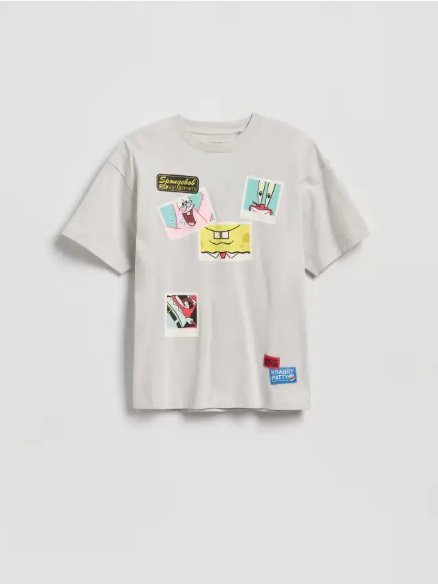 T-shirt SpongeBob - beige