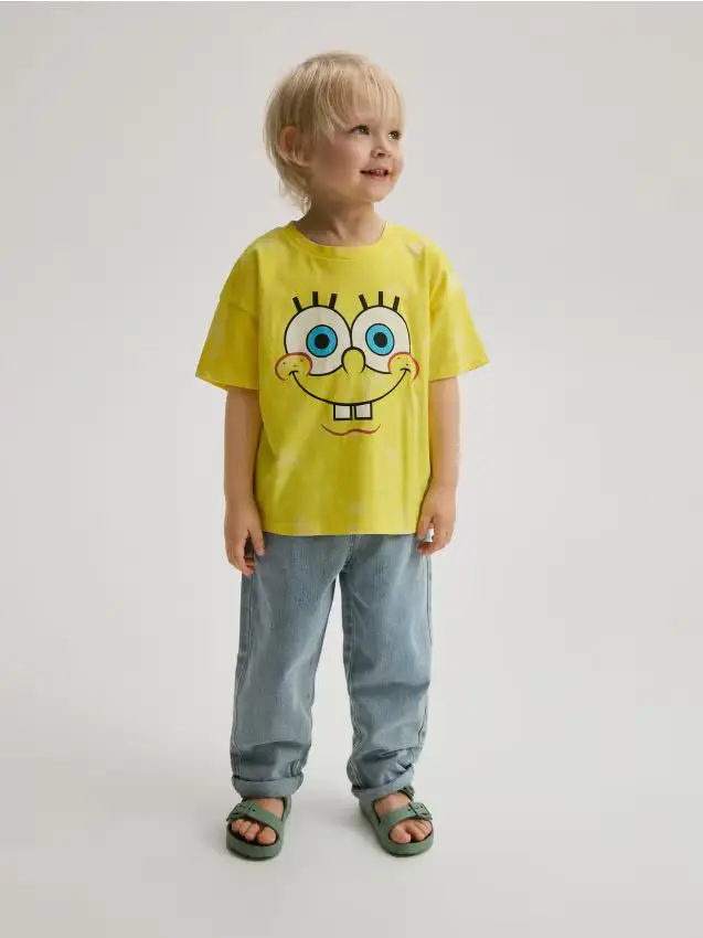 T-shirt SpongeBob - giallo