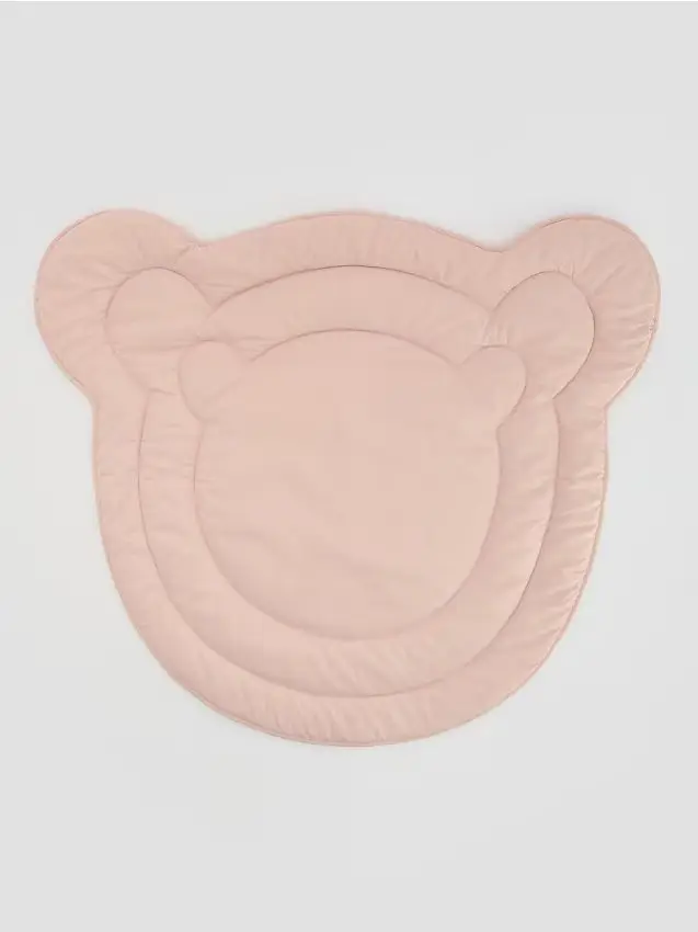 Tappetino a forma di orso - rosa cipria