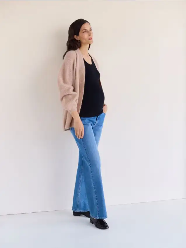 Top a costine - nero