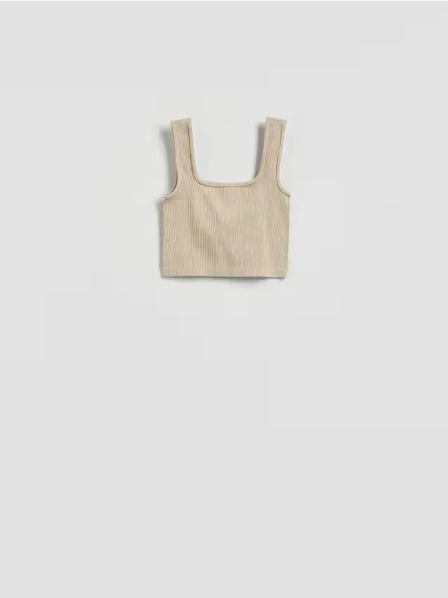 Top aderente - nude