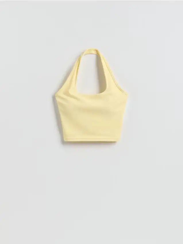 Top all americana - giallo chiaro