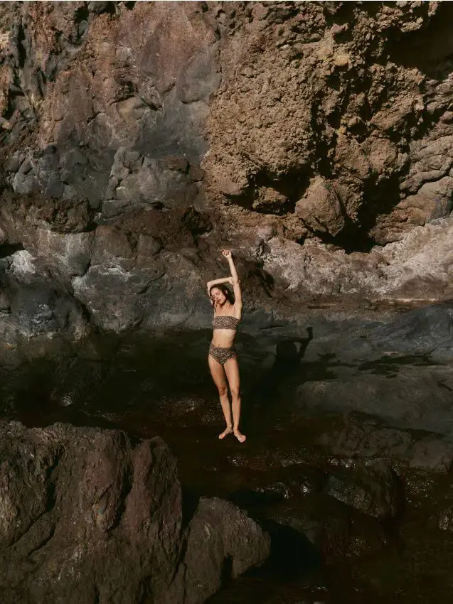 Top da spiaggia - nero