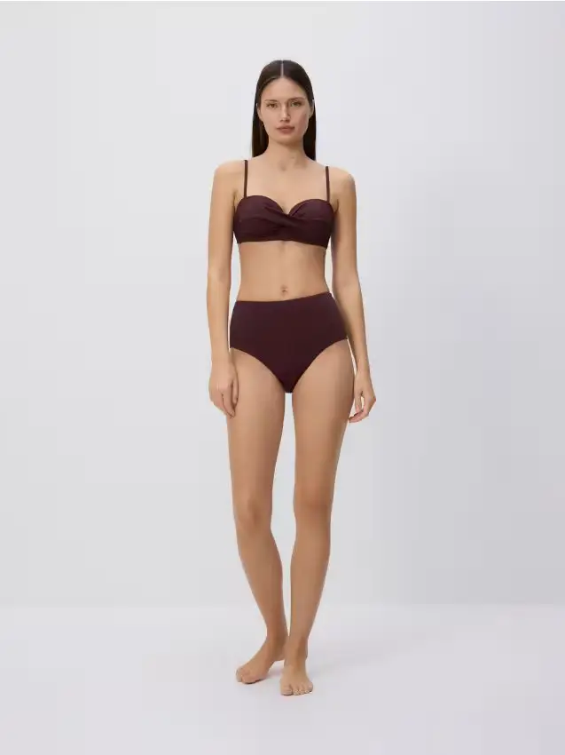 Top da spiaggia - viola scuro