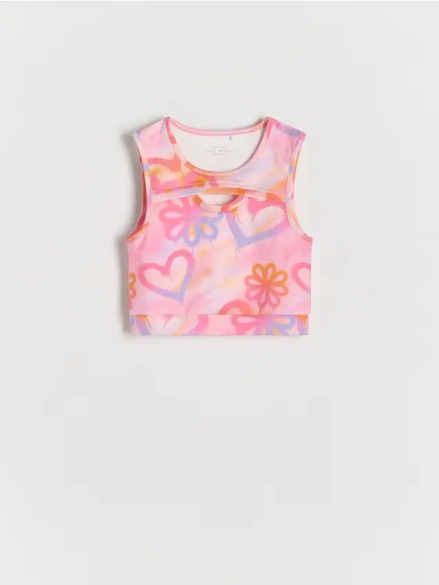 Top fantasia - multicolore