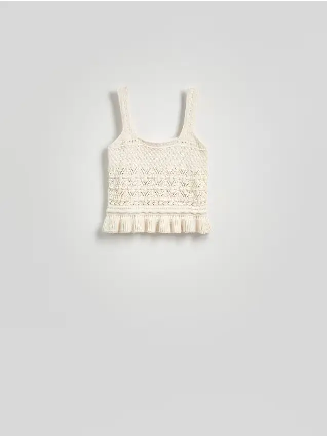 Top in maglia - nude