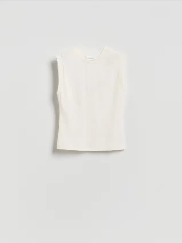 Top in viscosa - panna