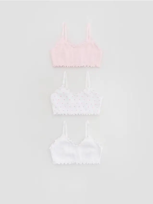 Top lingerie 3 pack - rosa pastello