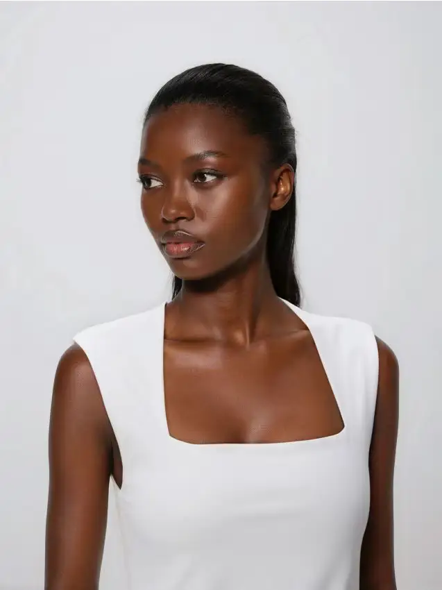 Top semplice - bianco