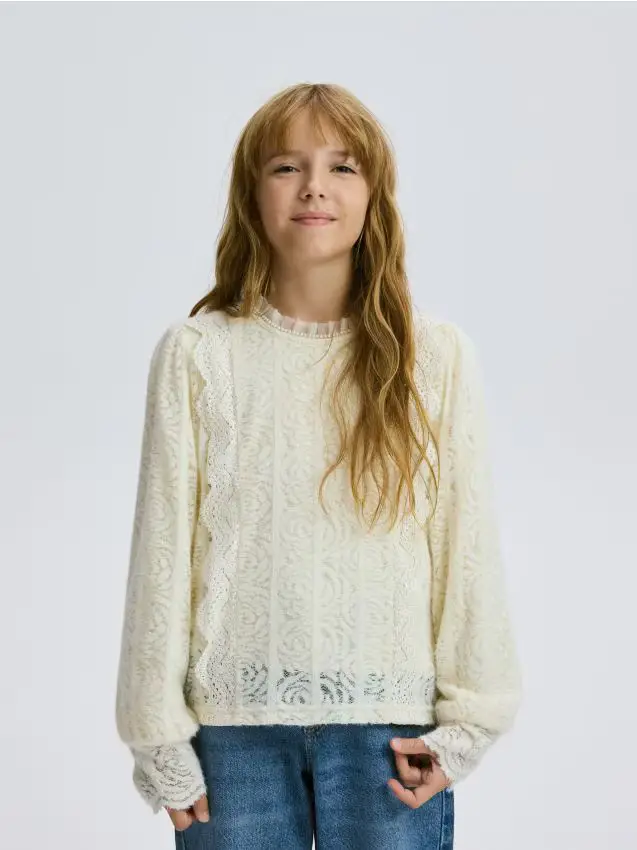 Top traforato - nude