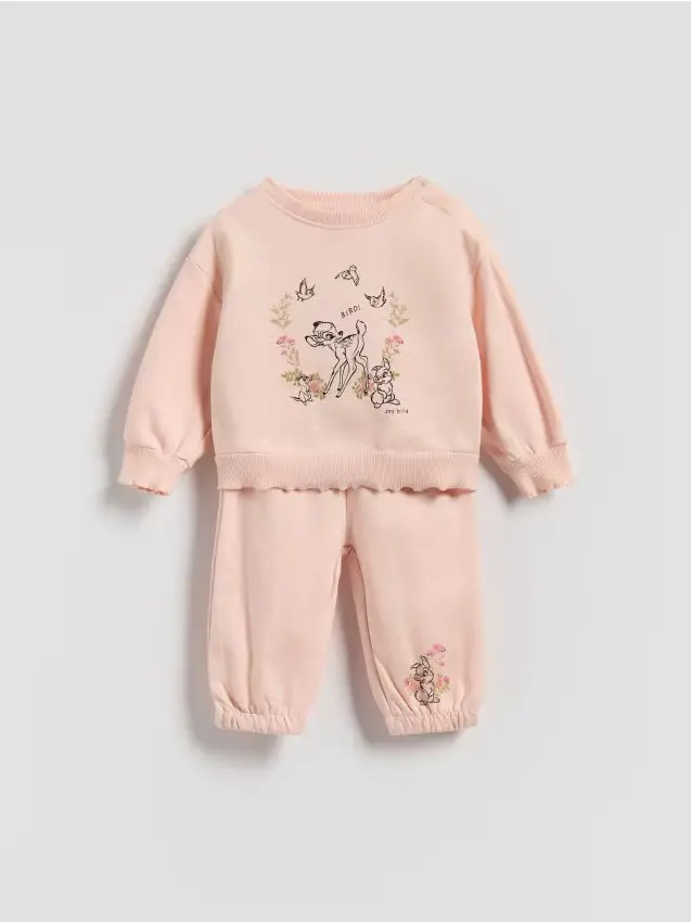 Tuta Bambi - rosa cipria