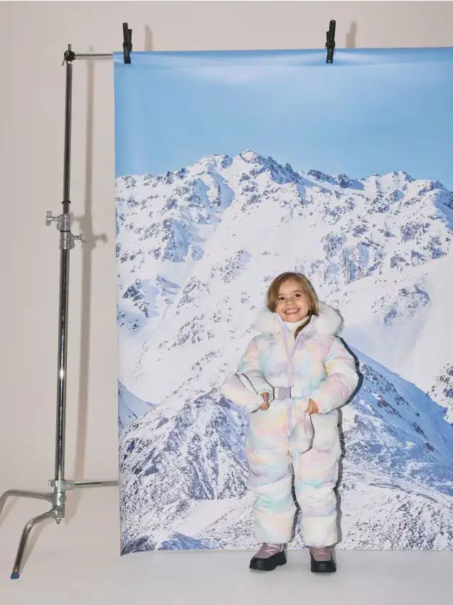 Tuta colorata con guanti - multicolore