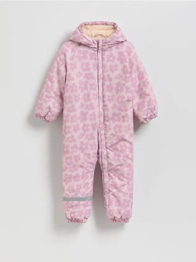 Tuta impermeabile imbottita - orchidea