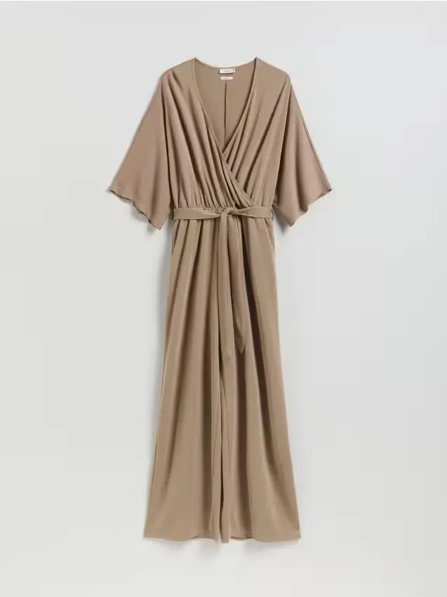 Tuta intera con modal - beige