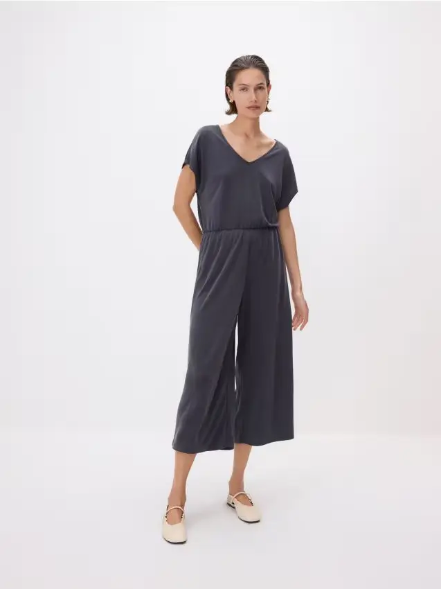 Tuta intera con modal - grigio scuro