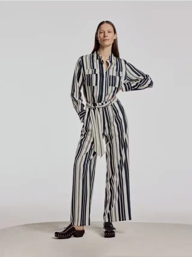 Tuta misto lyocell - multicolore