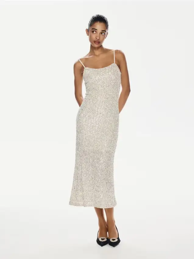Vestito a paillette - argento
